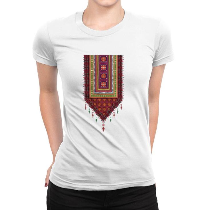 Palestine Tatreez Palestinian Designs Gift Women T-shirt