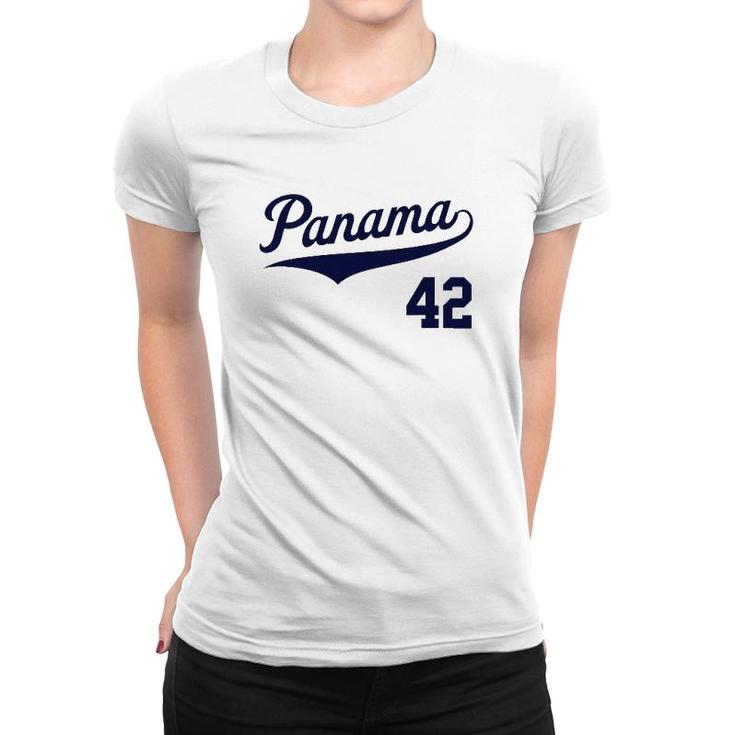 Panama Baseball Soccer Jersey Futbol Beisbol 42 Ver2 Women T-shirt