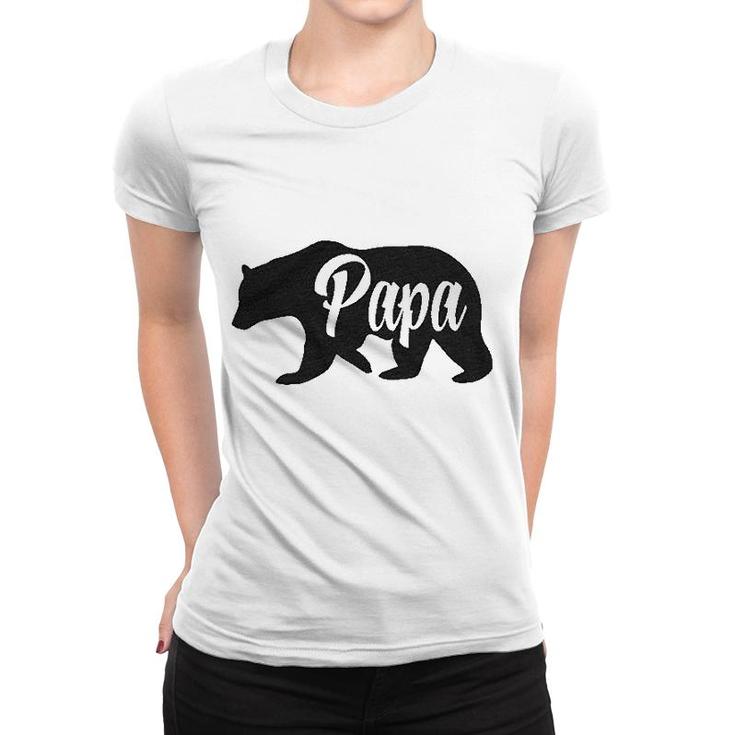  Papa Bear Funny Gifts For Birthday Women T-shirt
