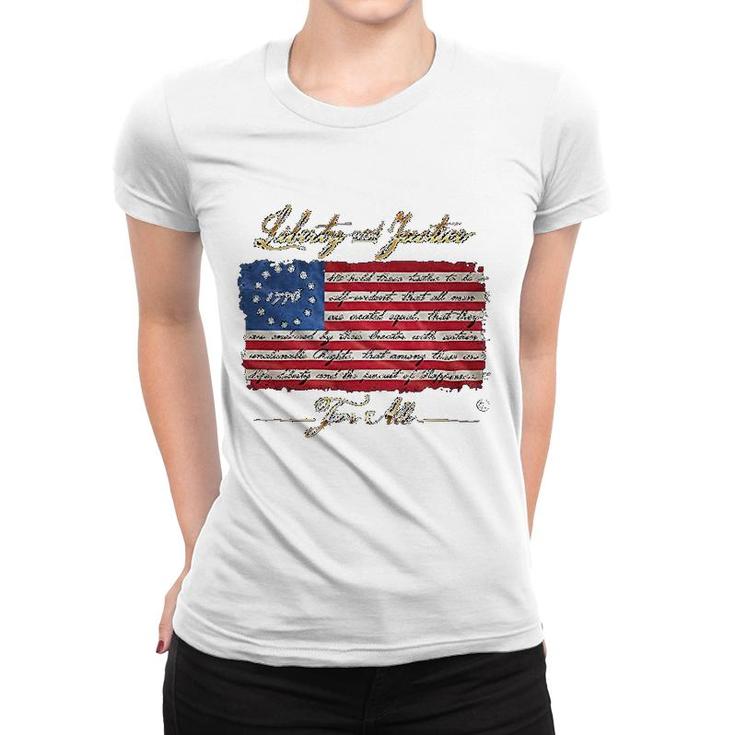 Patriotic Patriotic 1776 Betsy Ross Women T-shirt