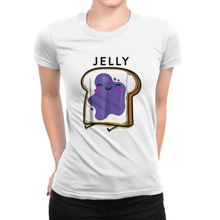 Peanut Butter Jelly Matching Bff Tees Best Friend Women T-shirt