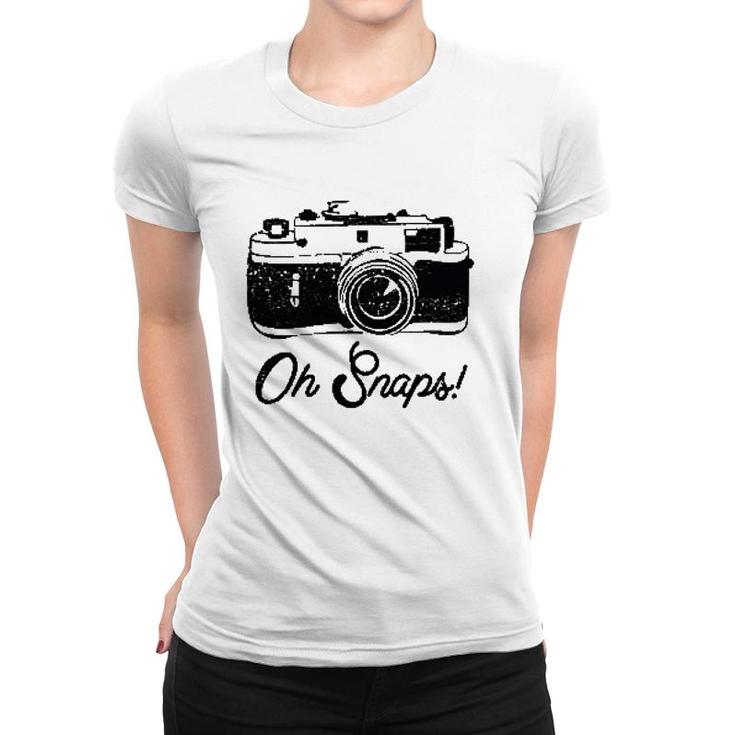 Photography Camera Themed Women T-shirt