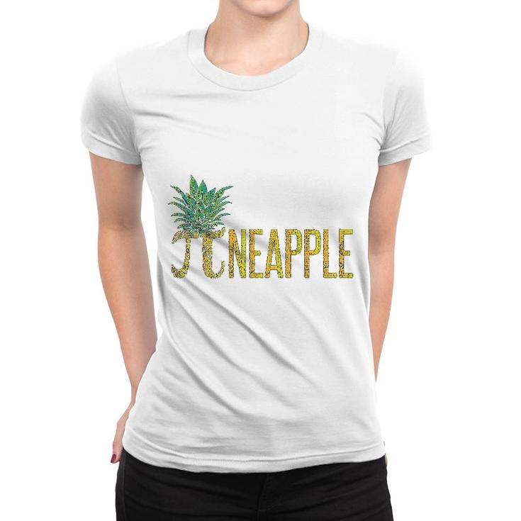 Pi Day Pineapple Funny Math Women T-shirt