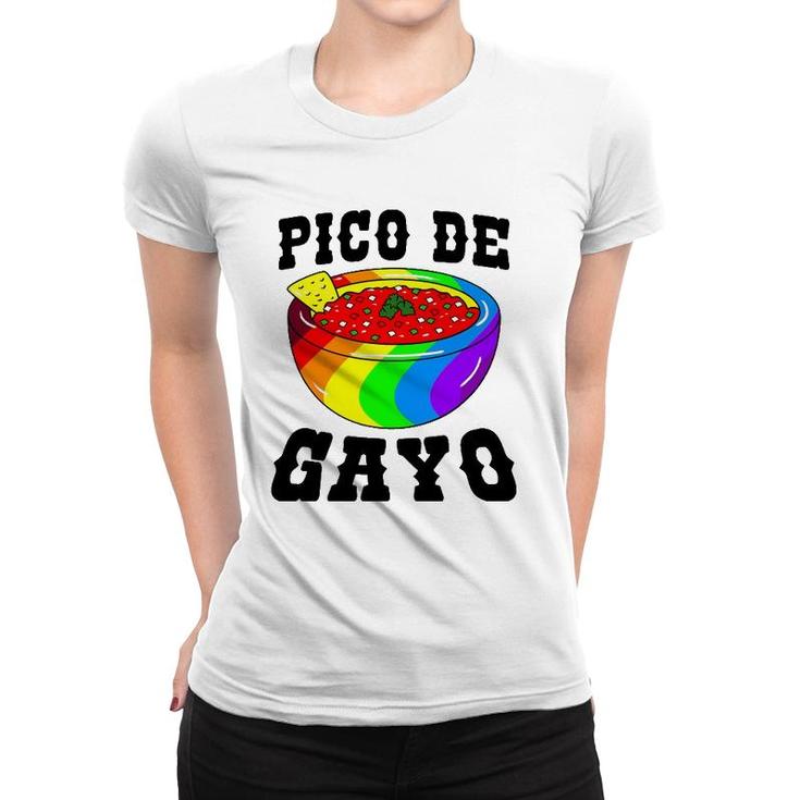 Pico De Gayo Rainbow Lgbt - Gay Pride Flag Salsa Women T-shirt