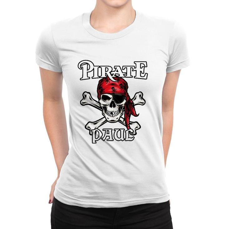 Pirate Paul Pirate Halloween Costume Women T-shirt