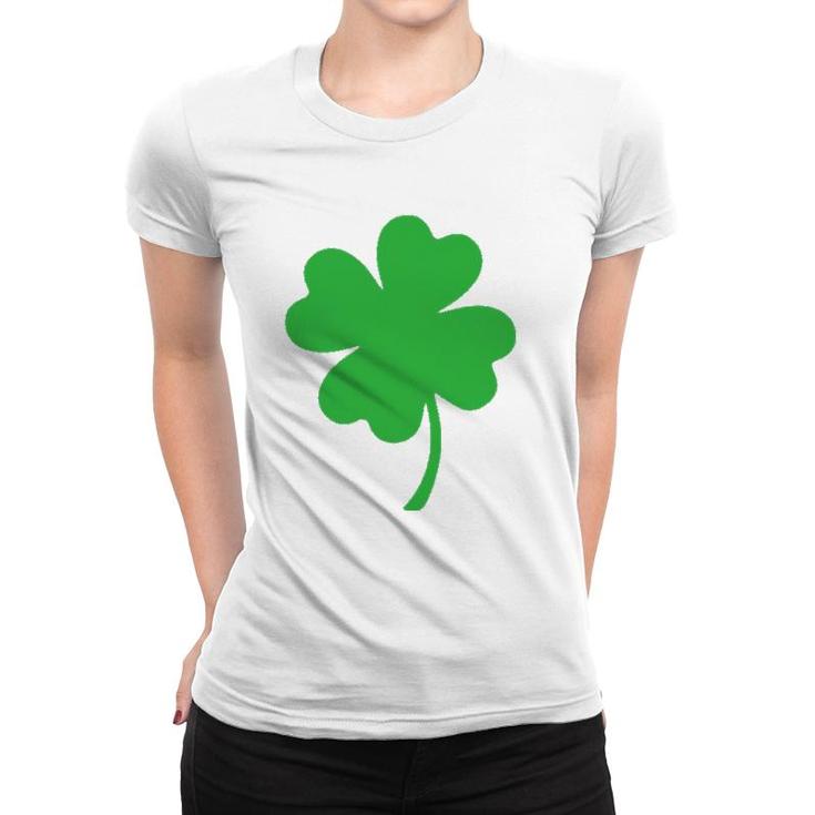 Pocket Size Clover Leaf Shamrock St Patricks Day Women T-shirt