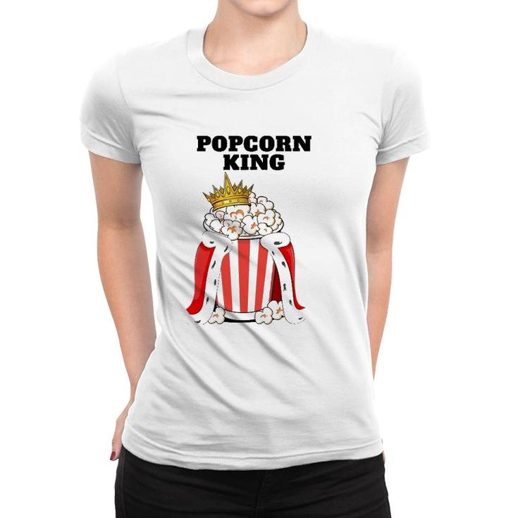 Popcorn King Mens Popcorn Lover  Cute Popcorn Women T-shirt