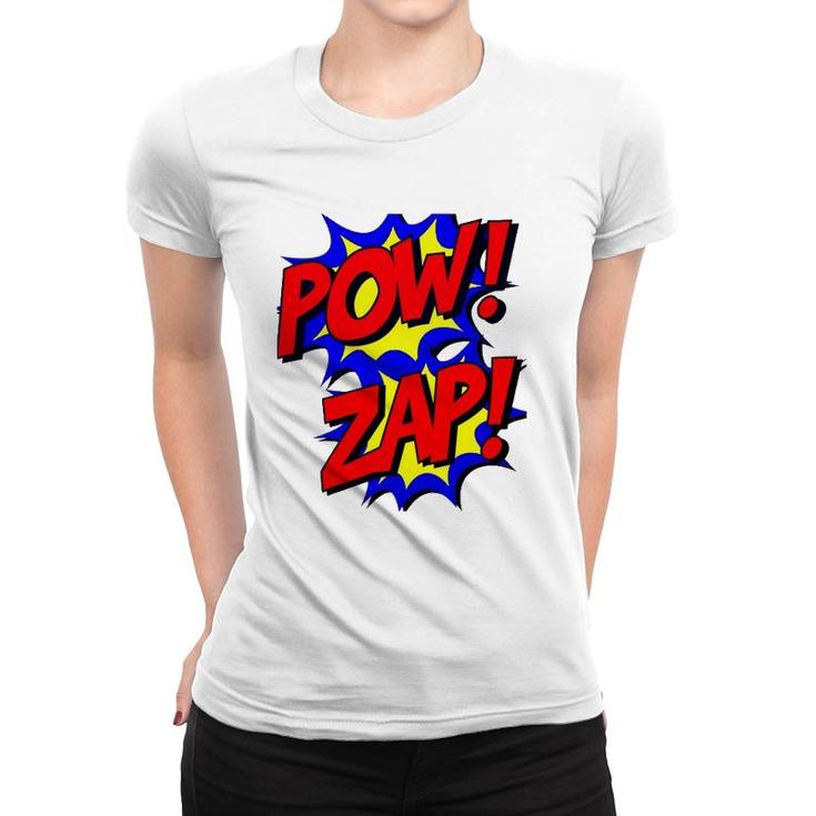 Pow Zap Superhero Lover Tee Women T-shirt