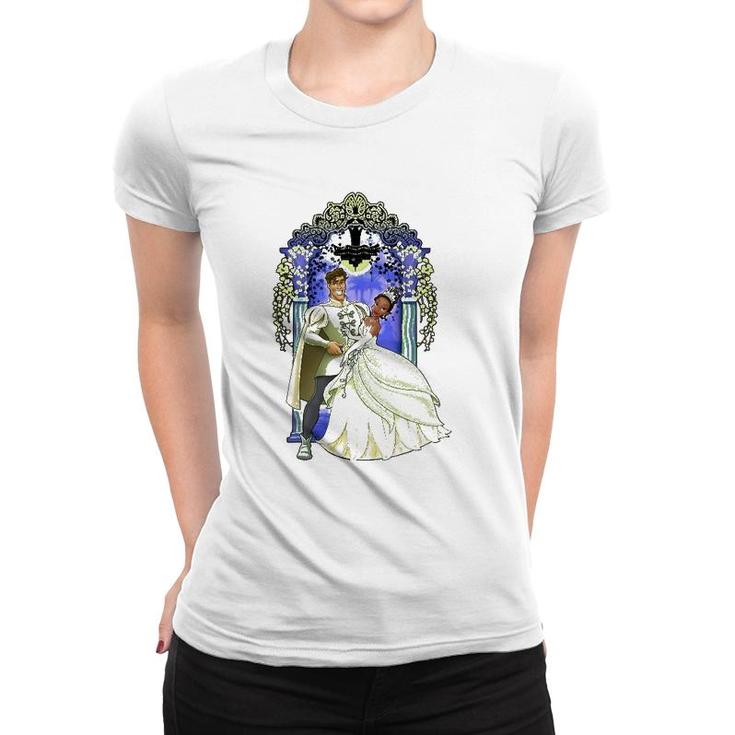Princess And The Frog Tiana Naveen Arch Women T-shirt