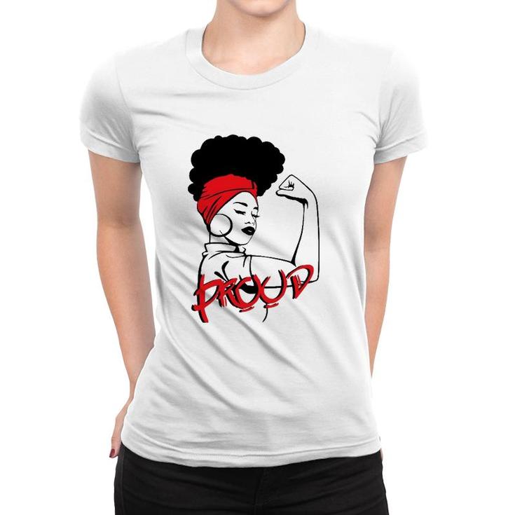 Proud Afro Queen Black Power S For Women Women T-shirt