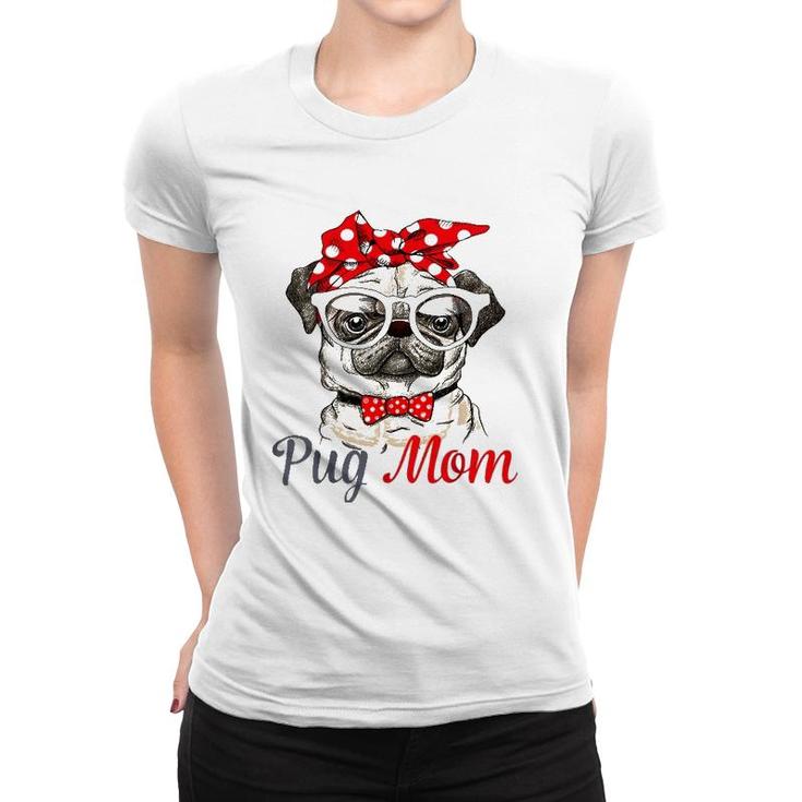 Pug Mom Mother's Day Funny Pug Mother's Day Women T-shirt