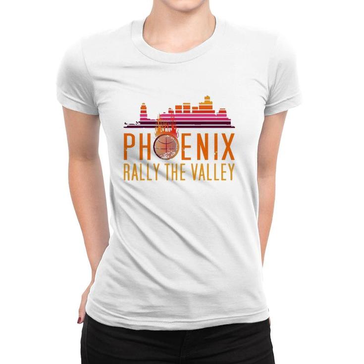 Rally In Valley Phoenix Basketball Phoenix Rally In Valley Women T-shirt