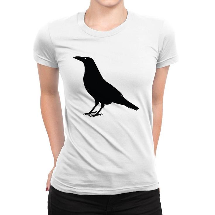 Raven Crow Bird Halloween Gift Women T-shirt