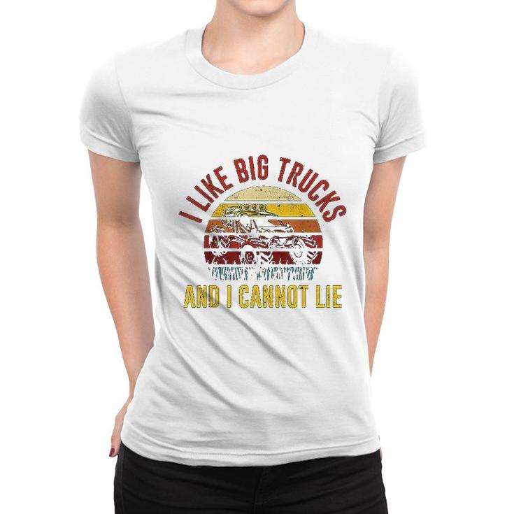 Retro I Like Big Trucks And I Cannot Lie Women T-shirt