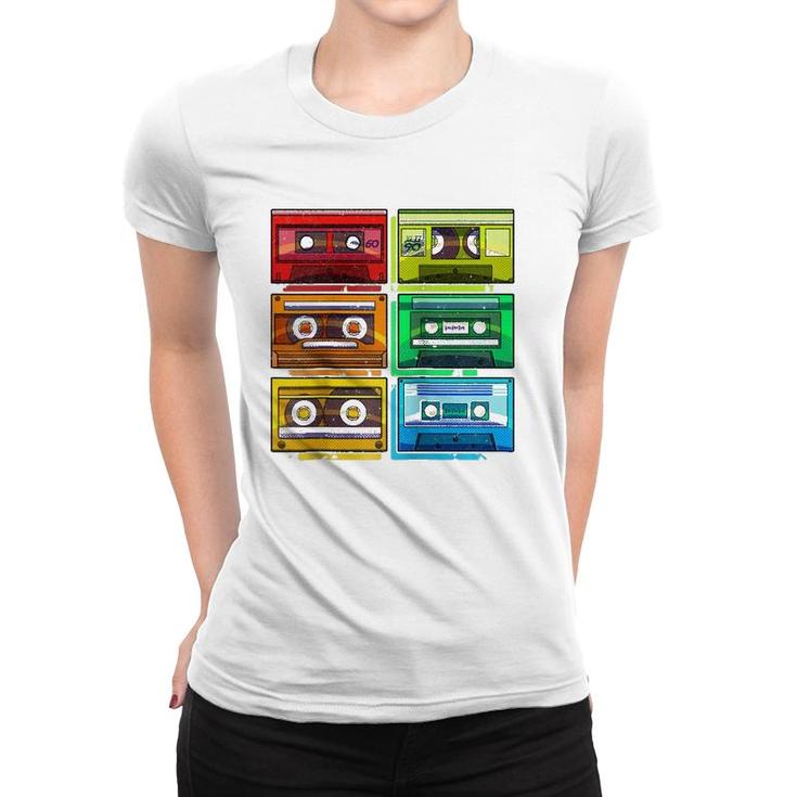 Retro Lgbt Audio Cassette Music Tape 80S 90S Collector  Women T-shirt