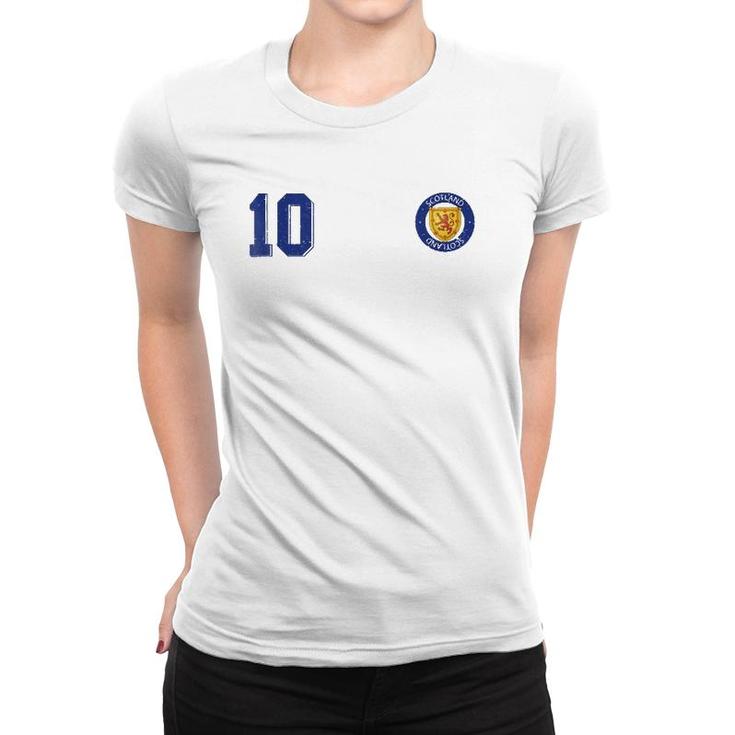 Retro Scotland Soccer Jersey Scottish Football Away Women T-shirt
