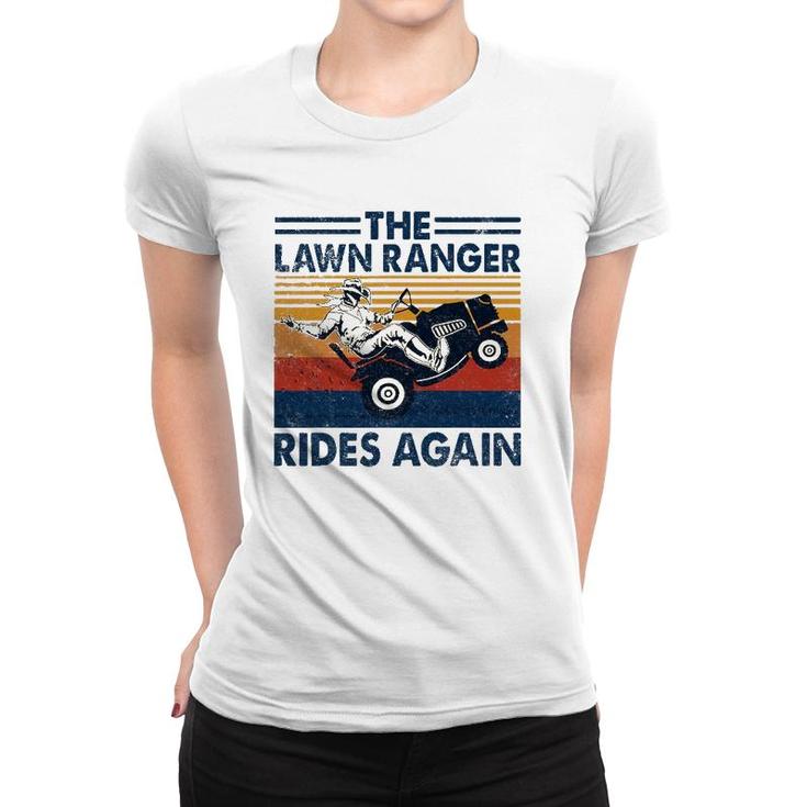 Retro Vintage The Lawn Ranger Rides Again Women T-shirt