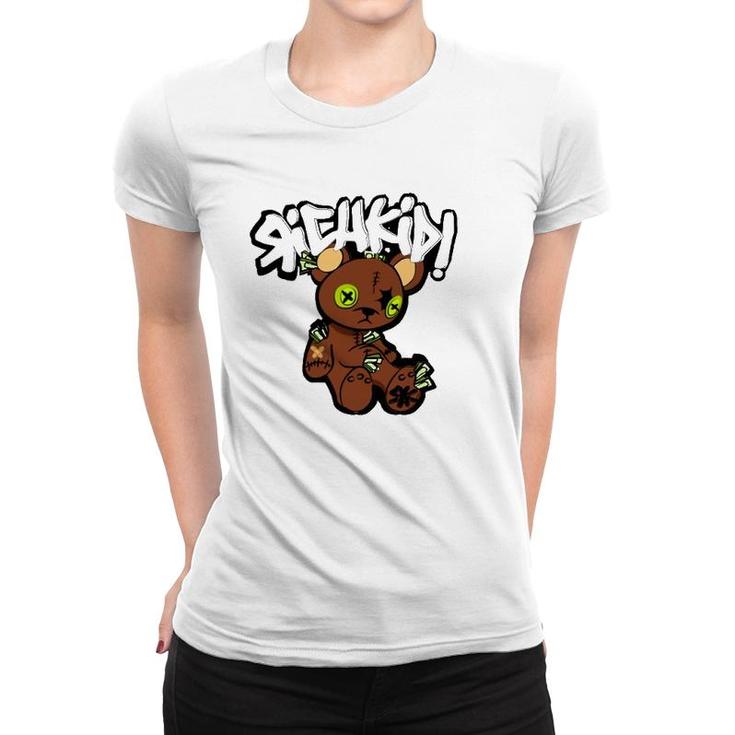 Richkid Money Bear Ugly Teddy Bear Women T-shirt