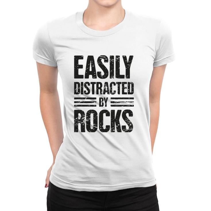 Rock Collector Geology & Mineral Rockhounding Rockhound Women T-shirt