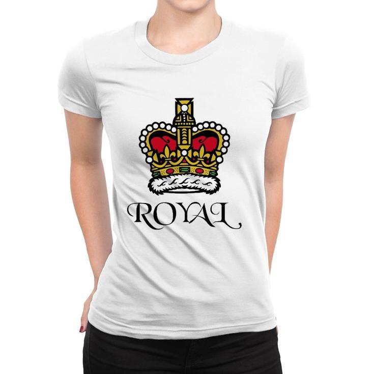 Royal Crown Of King Queen Women T-shirt