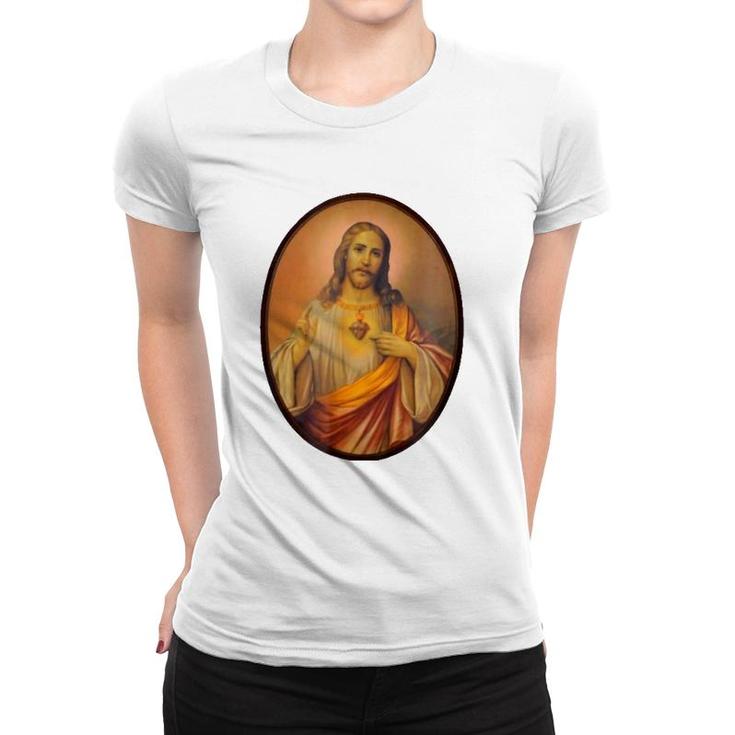Sagrado Corazon De Jesus Women T-shirt