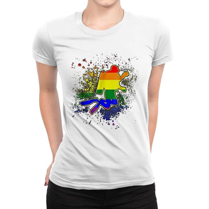 Scuba Diving Lgbt Gay Pride Women T-shirt