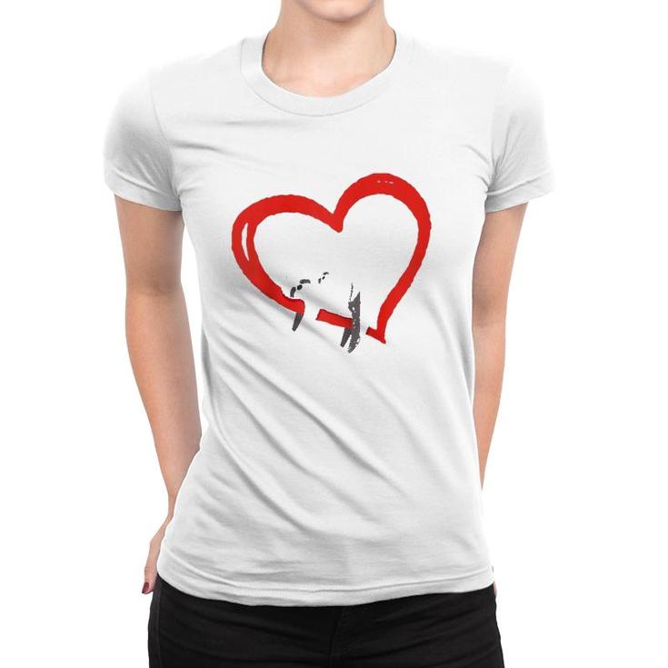 Sloth Valentines Day Womens Sloths Valentine Heart Raglan Baseball Tee Women T-shirt