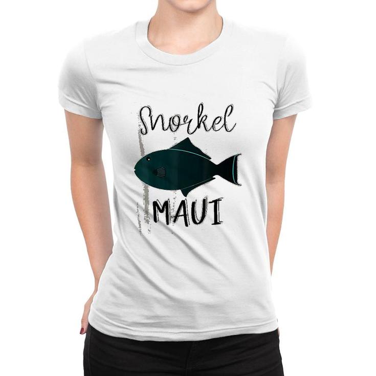 Snorkel Maui Fun Hawaii Women T-shirt