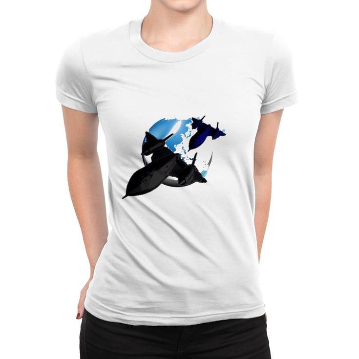 Sr 71 Blackbird Spy Plane United States Air Force Women T-shirt