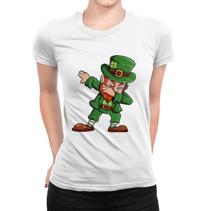 St Patrick's Day Dabbing Leprechaun Irish Boys Girls Kids Dab Women T-shirt