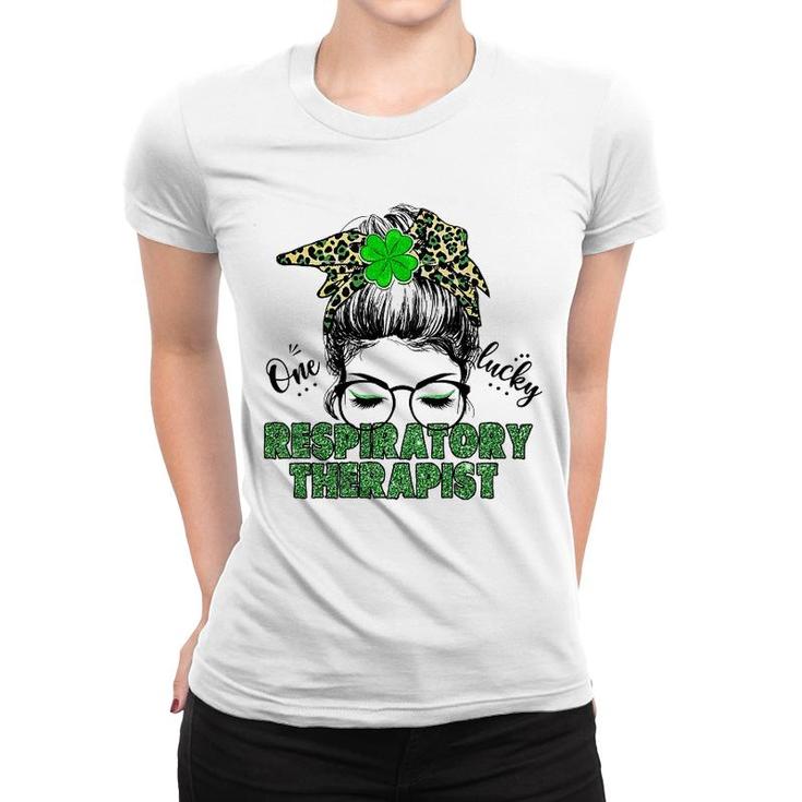 St Patricks Day Respiratory Therapist Women T-shirt