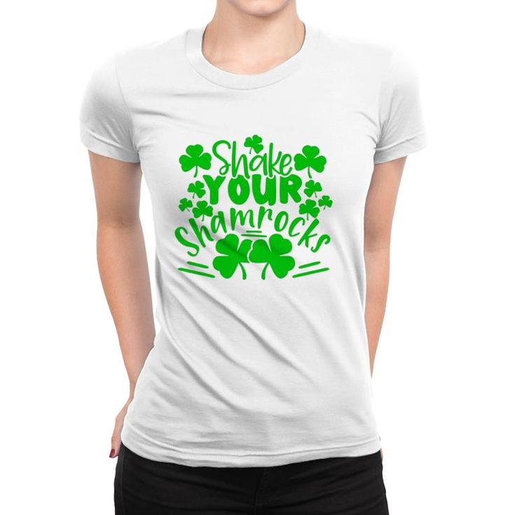 St Patrick's Day  Shake Your Shamrocks Irish Women T-shirt
