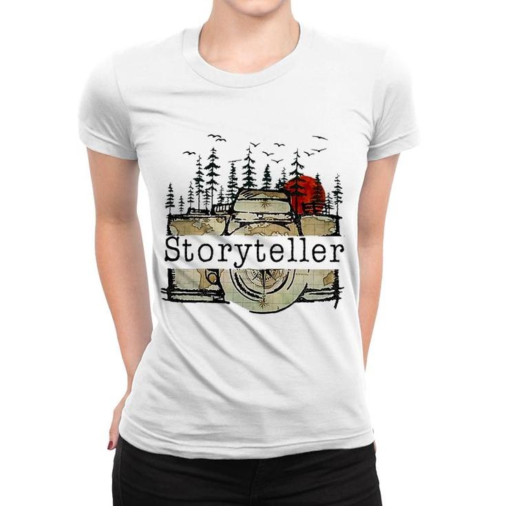 Storyteller Camera Photographer Women T-shirt