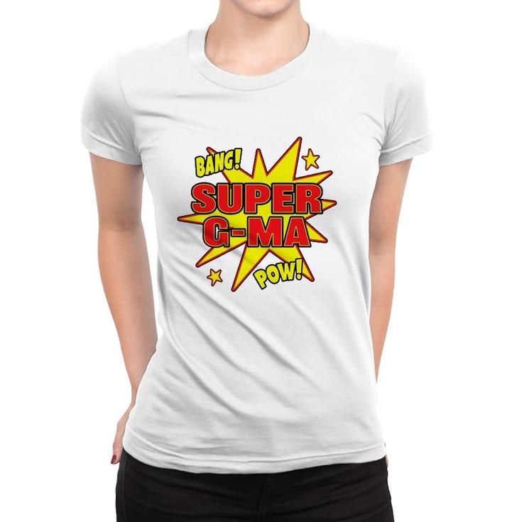Super G Ma Super Power Grandma Grandmother Hero Women T-shirt