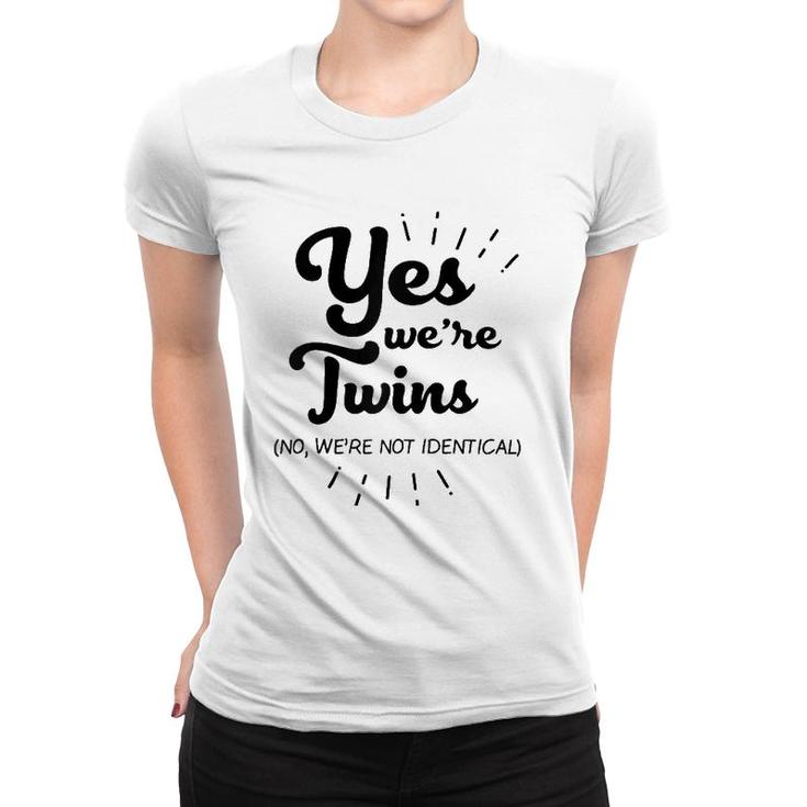 Twins Partner Twin Siblings Raglan Baseball Tee Women T-shirt