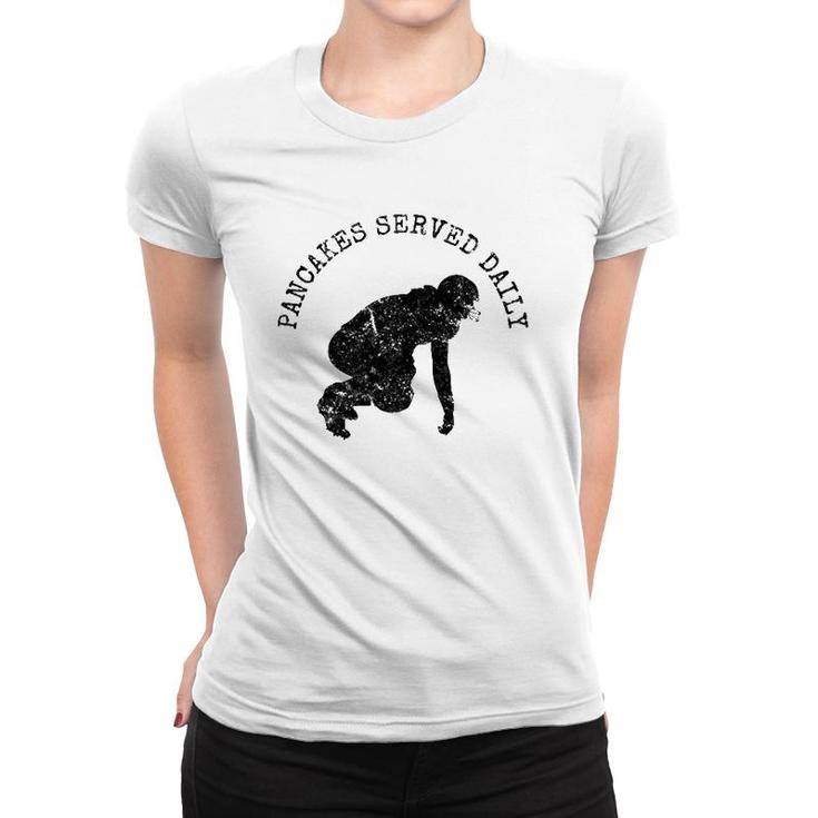 Vintage Football Player Defensive Offensive Lineman Quote Women T-shirt