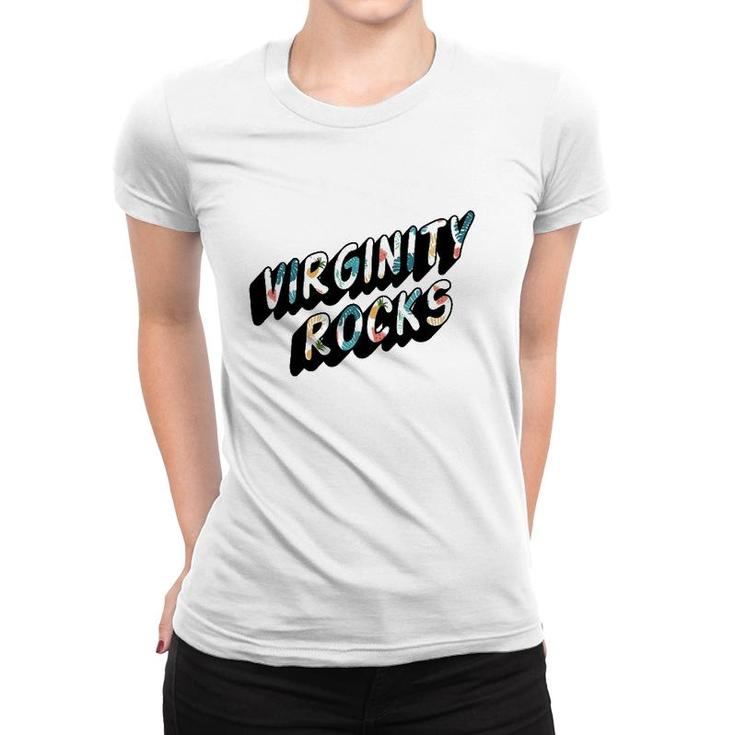 Virginity Mens & Womens Rocks Original Trendy Summer Pattern Women T-shirt