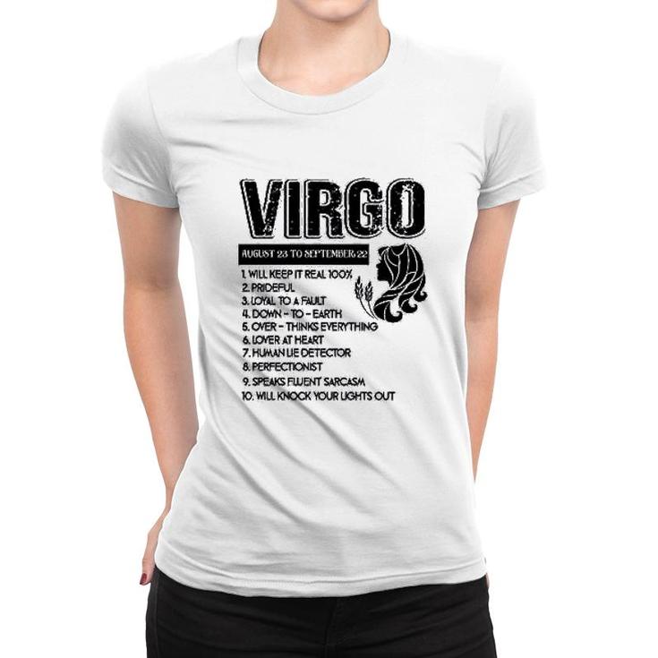 Virgo Pesonality Women T-shirt