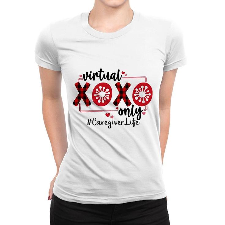 Virtual Xoxo Only Caregiver Women T-shirt