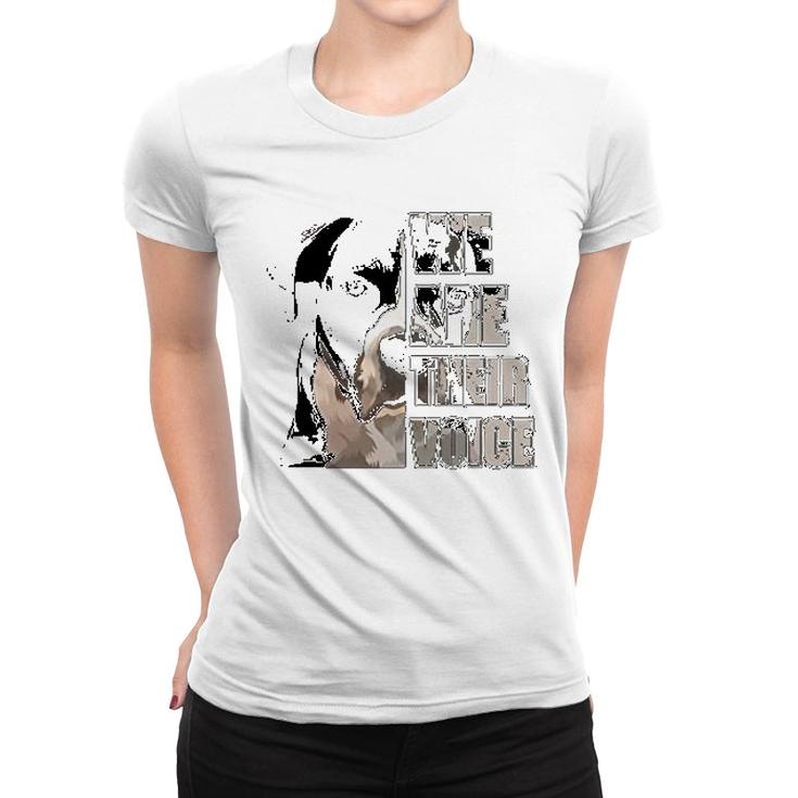 We Are Their Voice Pitbull Women T-shirt
