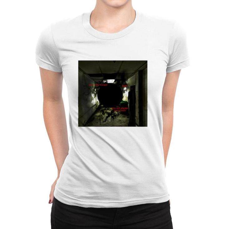 Weirdcore Aesthetic Oddcore Your Only Escape Alternative Alt Women T-shirt