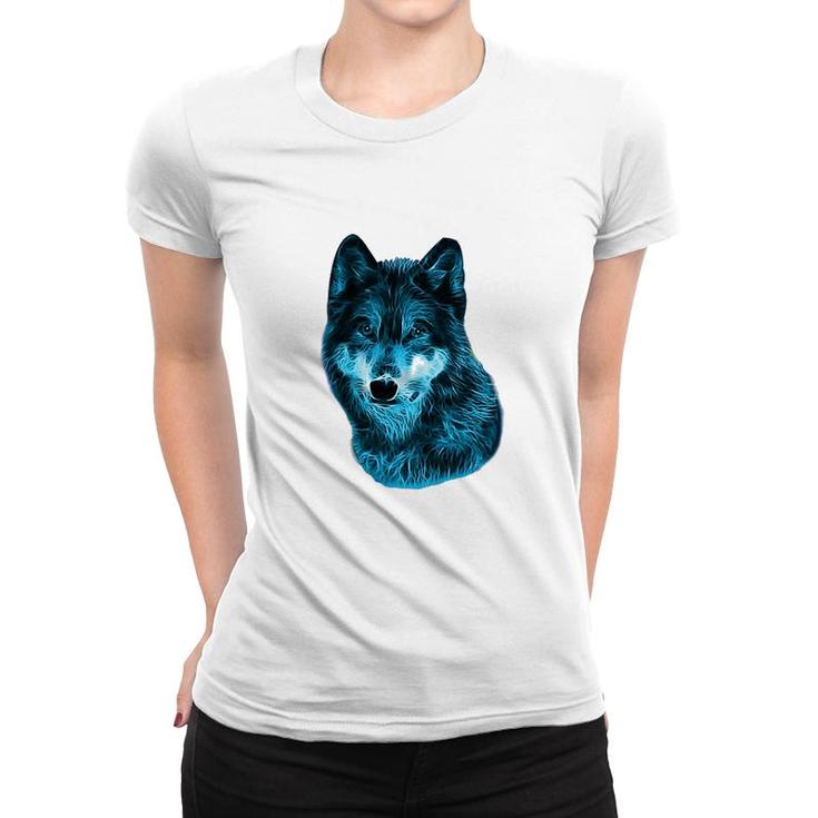 Wolf Blue Women T-shirt