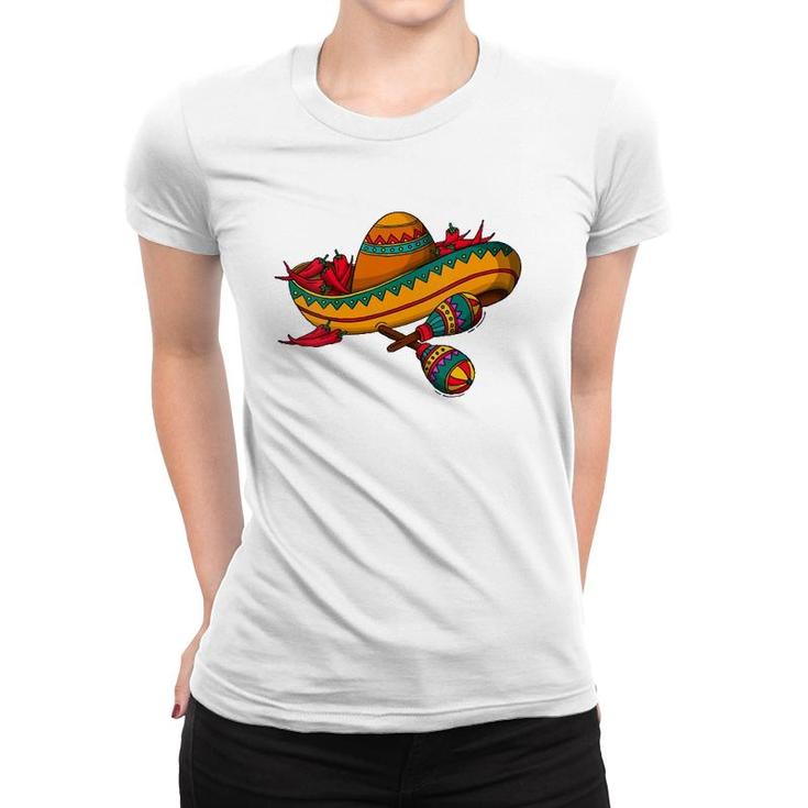 Womens Mexican Latino Hispanic Chicano - Sombrero Mexico  Women T-shirt