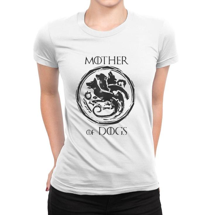 Womens Mother Of Dogs Dragon Dogmum Love Funny T Women T-shirt