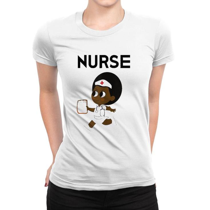 Womens Rn Cna Lpn Nurse Gifts Black Nurses Women T-shirt