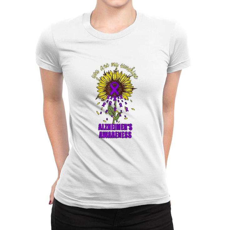 You Are My Sunshine Alzheimers Awareness Women T-shirt