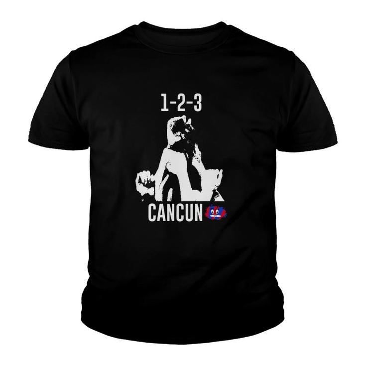 1-2-3 Cancun Vacation Funny Meme For Detroit Youth T-shirt