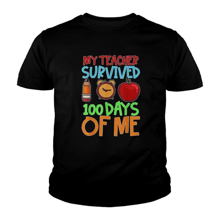 100 Days Of School Youth T-shirt