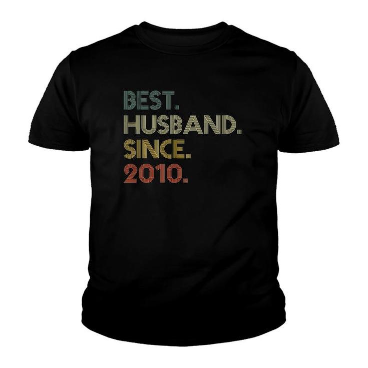 12Th Wedding Anniversary Gift Husband Since 2010 Gift Youth T-shirt