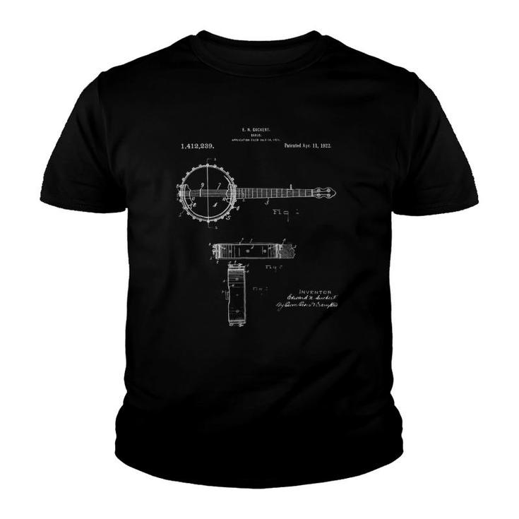 1922 Vintage Banjo T Shirt For Banjo Enthusiasts 1922 Vintage Banjo T Shirt For Banjo Enthusiasts